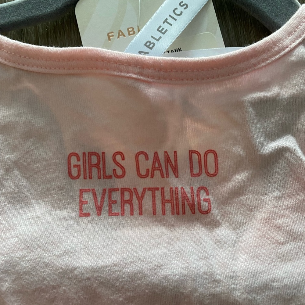 NWT Fabletics Pink Tank